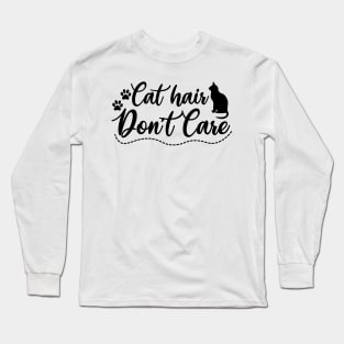 Dog Home Bite Cat Lover Dogs Fur Purr Rescued Long Sleeve T-Shirt